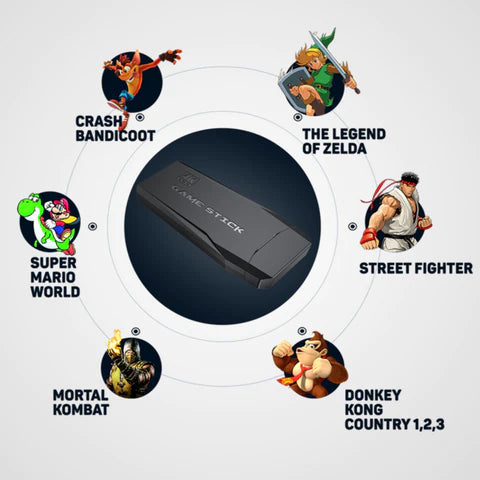 Game RetroPlay® Entre em um universo de jogos com o nosso RetroPlay® - mais de 10 mil jogos clássicos em um só lugar!