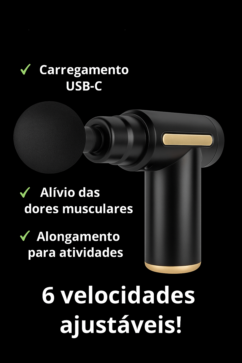 Massageador Corporal Elétrico Portátil